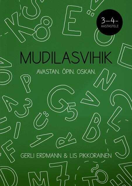 Mudilasvihik 3-4-aastastele