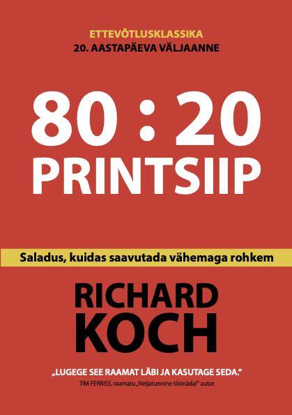80 : 20 printsiip. Saladus, kuidas saavutada vähemaga rohkem