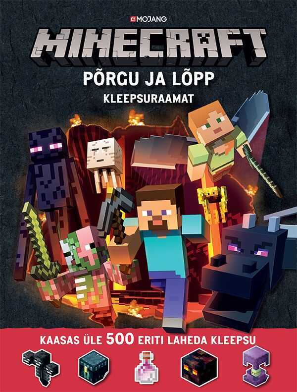 Minecraft. Põrgu Ja Lõpp. Kleepsuraamat