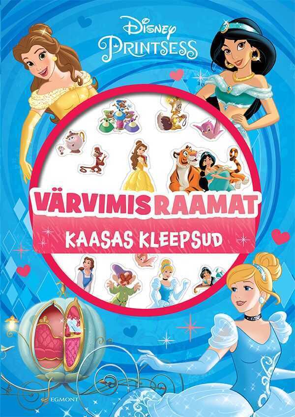 Disney Printsess. Värvimisraamat. Kaasas Kleepsud
