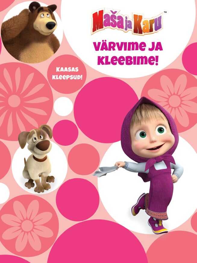 Maša Ja Karu. Värvime Ja Kleebime