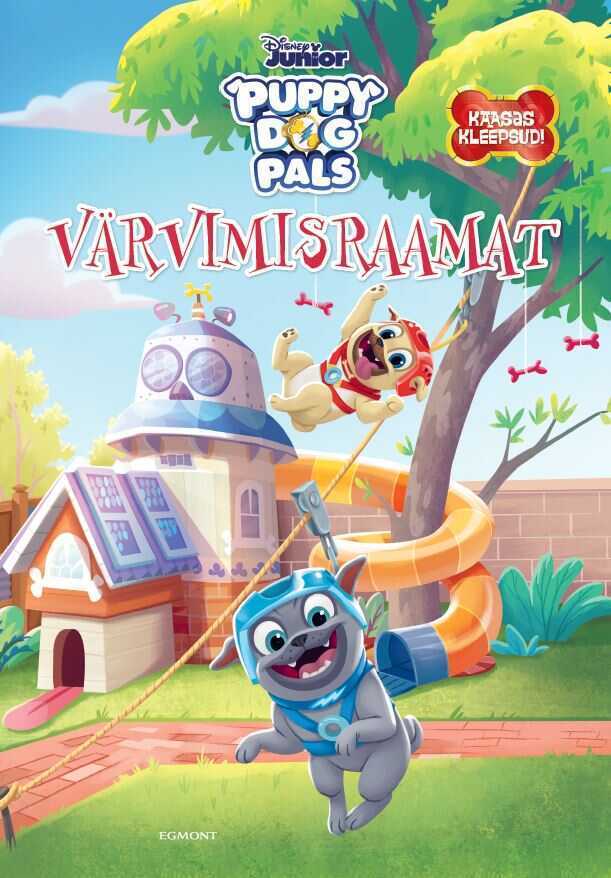 Puppy Dog Pals. Värvimisraamat Kleepsudega