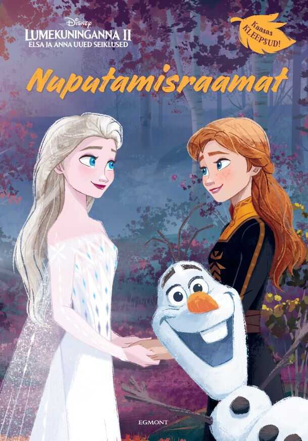 Lumekuninganna 2. Elsa Ja Anna Uued Seiklused. Nuputamisraamat Kleepsudega