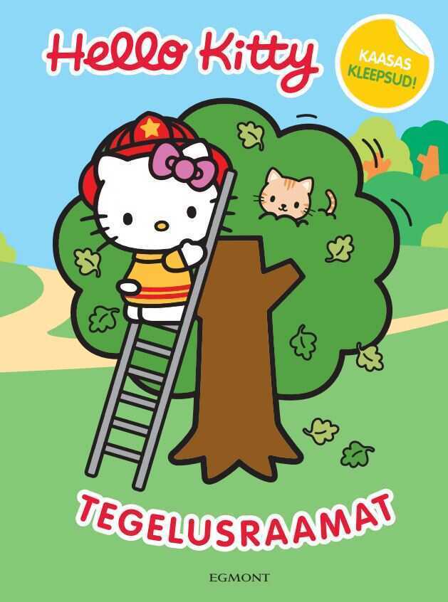 Hello Kitty. Tegelusraamat Kleepsudega