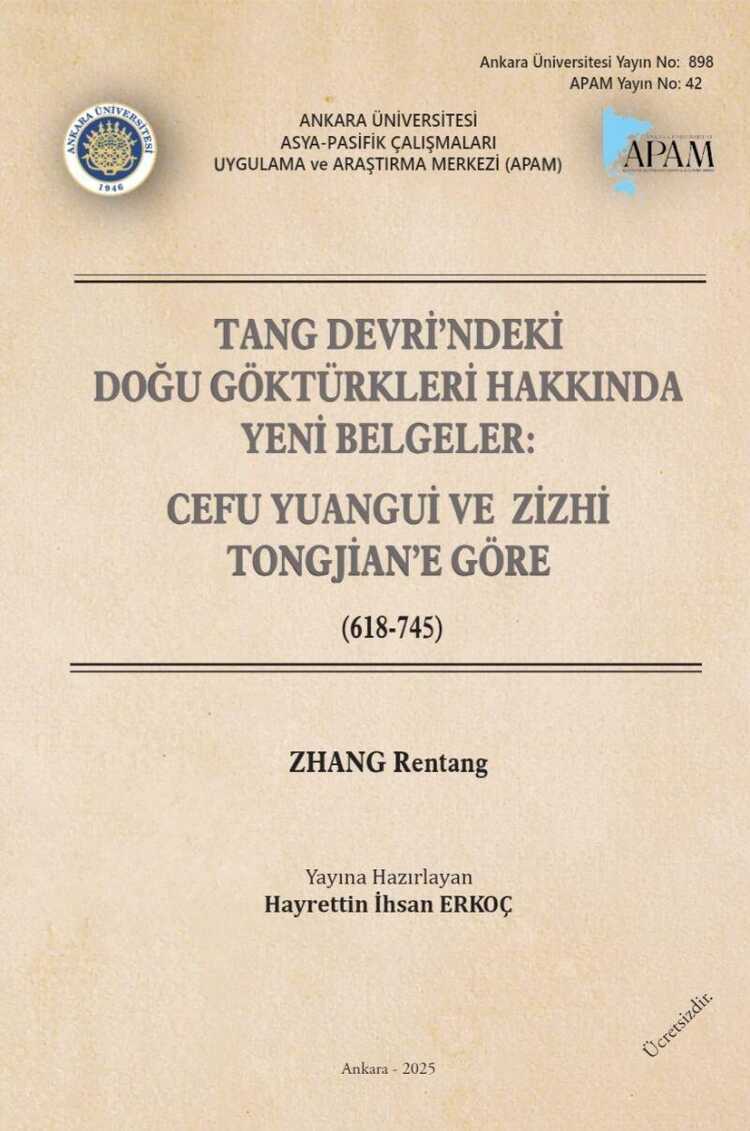 Tang Devri'ndeki Doğu Göktürkleri Hakkında Yeni Belgeler