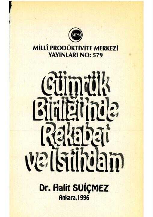 Gümrük Birliğinde Rekabet ve İstihdam
