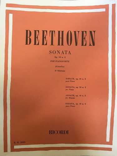 32 Sonate: N. 6 in Fa Op. 10 N. 2. Pianoforte