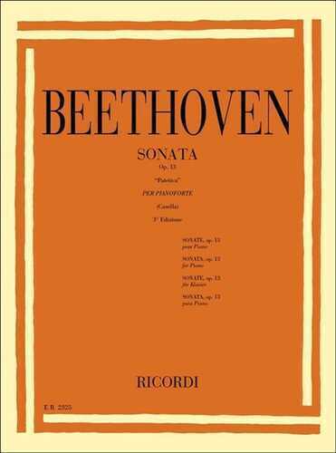 32 Sonate: N. 8 in Do Min. Op. 13 'Pateticà. Pianoforte
