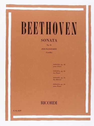 32 Sonate: N. 12 in La Bem. Op. 26. Pianoforte