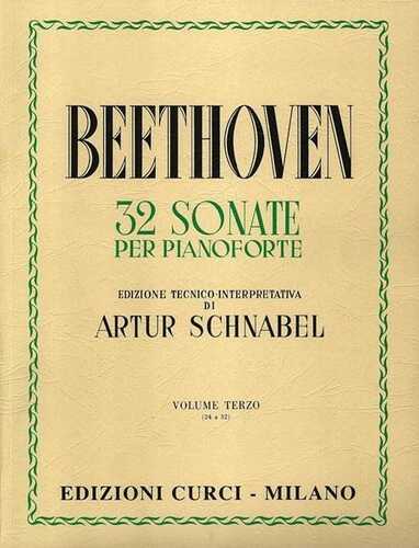 32 Sonate. Sonate 24-32. Per pianoforte. Spartito