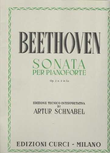 Sonata Op. 2, n. 2 in La. Per pianoforte. Spartito