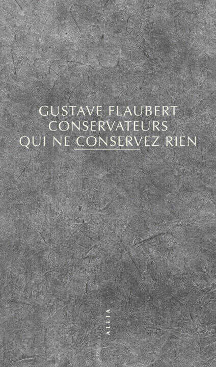 Conservateurs qui ne conservez rien