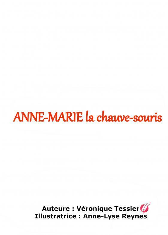 ANNE-MARIE la chauve-souris