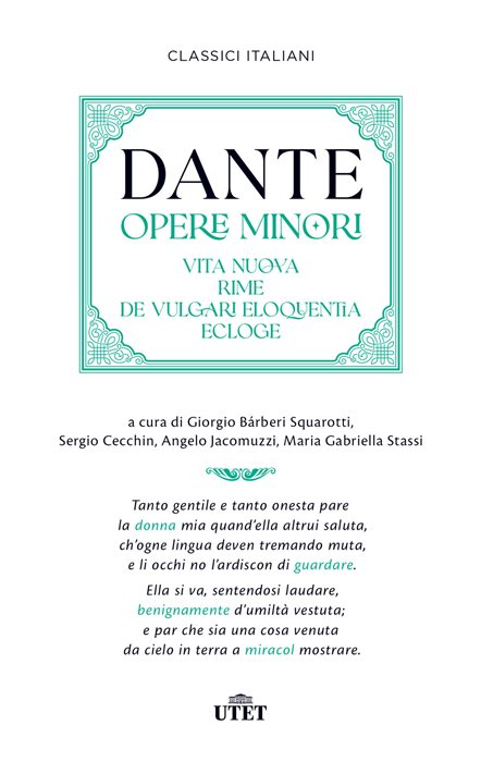 Opere minori: Vita nuova-Rime-De vulgari eloquentia-Ecloge