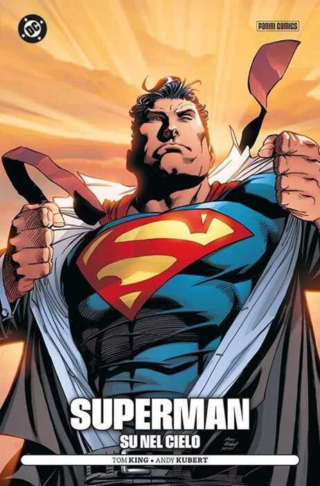 Su nel cielo. Superman