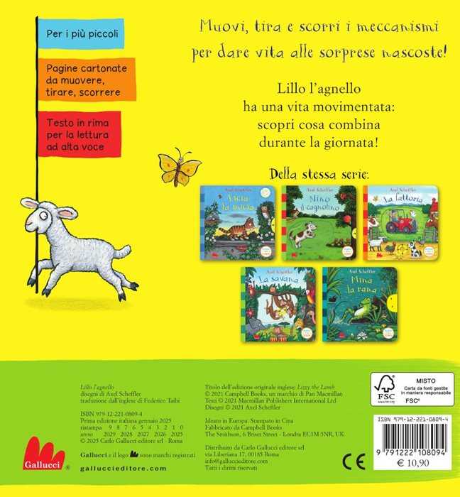 Lillo l'agnello. Muovi tira scorri. Ediz. a colori