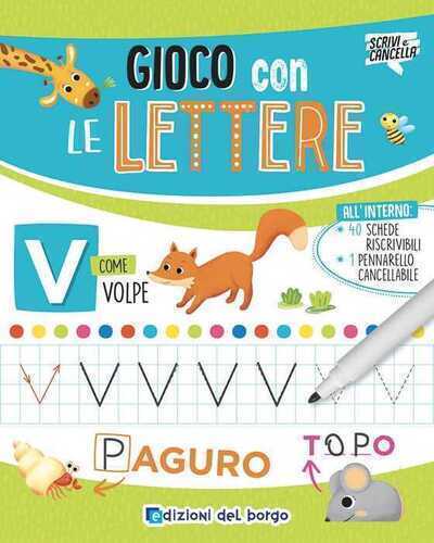 Gioco con le lettere. Con pennarello cancellabile
