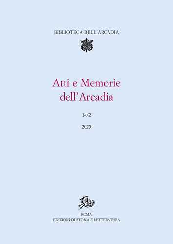 Atti e memorie dell'Arcadia. Vol. 14/2