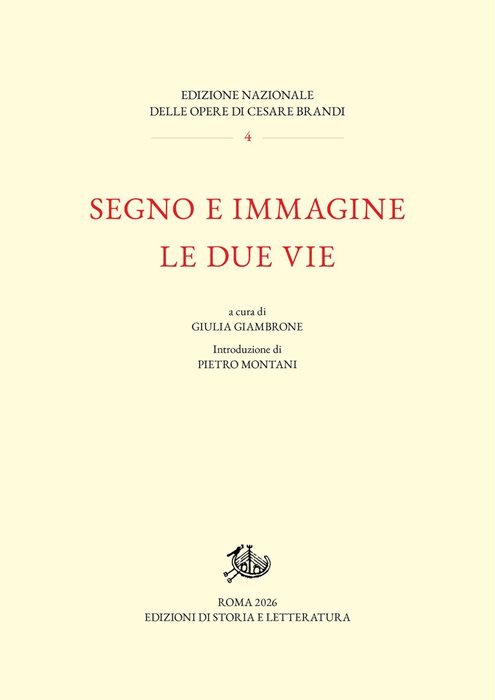 Segno e immagine. Le due vie