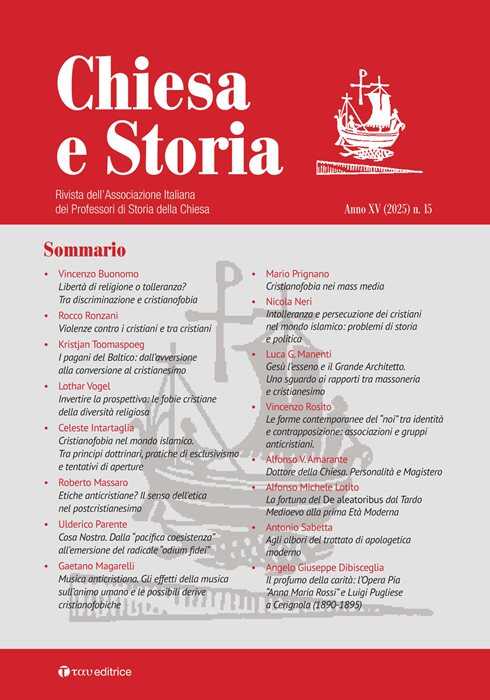 Chiesa e storia. Rivista dell’Associazione Italiana dei Professori di Storia della Chiesa
