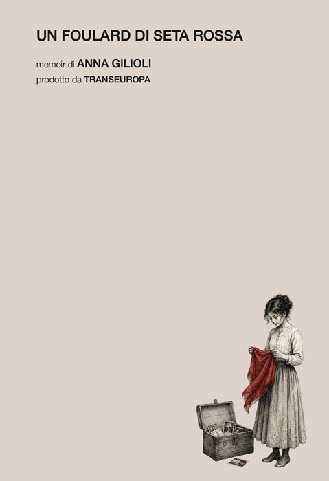 Un foulard di seta rossa