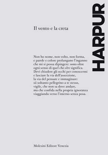 Il vento e la creta — James Harpur