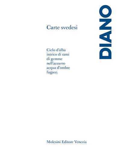 Carte svedesi. Frammenti di un discorso poetico
