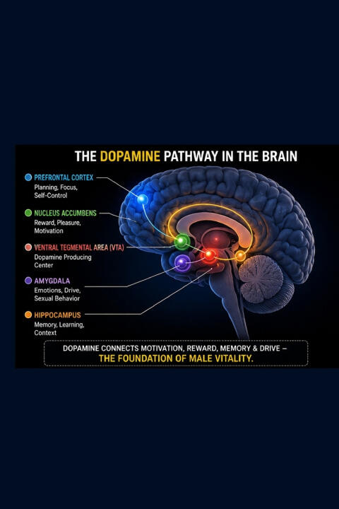 The Dopamine Pathway to Male Vitality