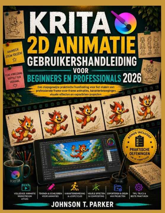 Krita 2d Animatie Gebruikershandleiding Voor Beginners En Professionals 2026