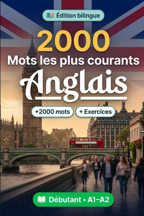2000 Mots les Plus Courants en Anglais pour Débutant