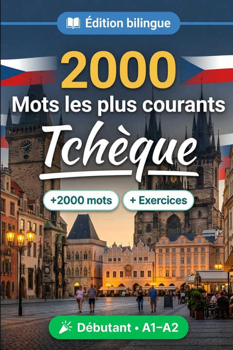 2000 Mots les Plus Courants en Tchèque pour Débutant