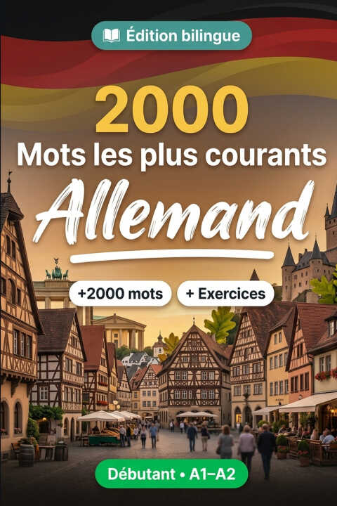 2000 Mots les Plus Courants en Allemand pour Débutant