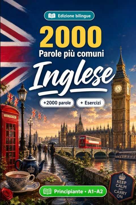 2000 Parole Più Comuni in Inglese per Principiante