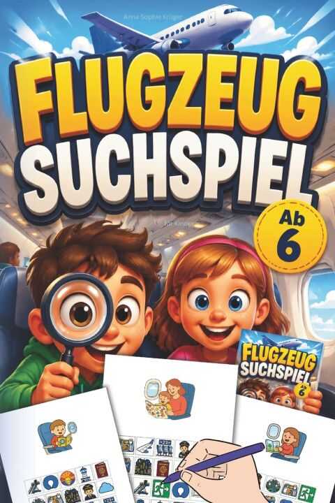Flugzeug Suchspiel für Kinder ab 6
