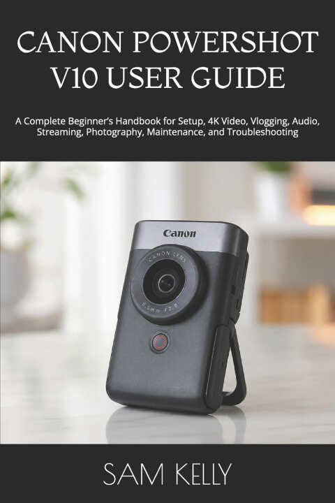 Canon Powershot V10 User Guide