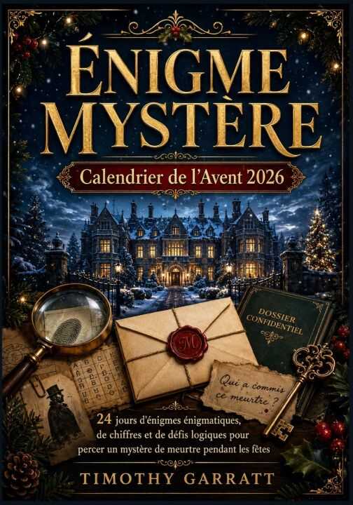 Énigme Mystère Calendrier de l'Avent 2026