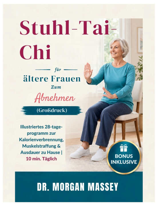 Stuhl-Tai-Chi für ältere Frauen zum Abnehmen (Großdruck)