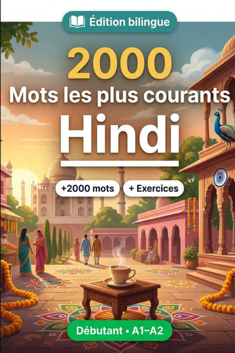 2000 Mots les Plus Courants en Hindi pour Débutant