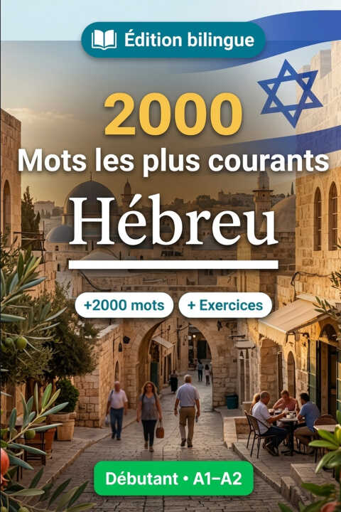 2000 Mots les Plus Courants en Hébreu pour Débutant