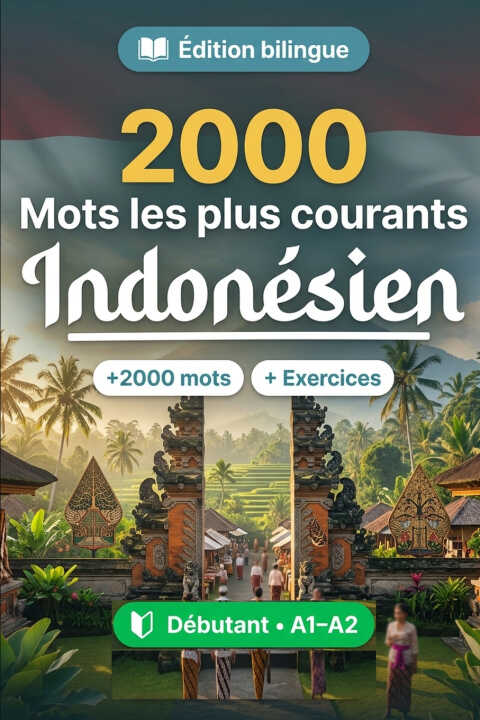 2000 Mots les Plus Courants en Indonésien pour Débutant