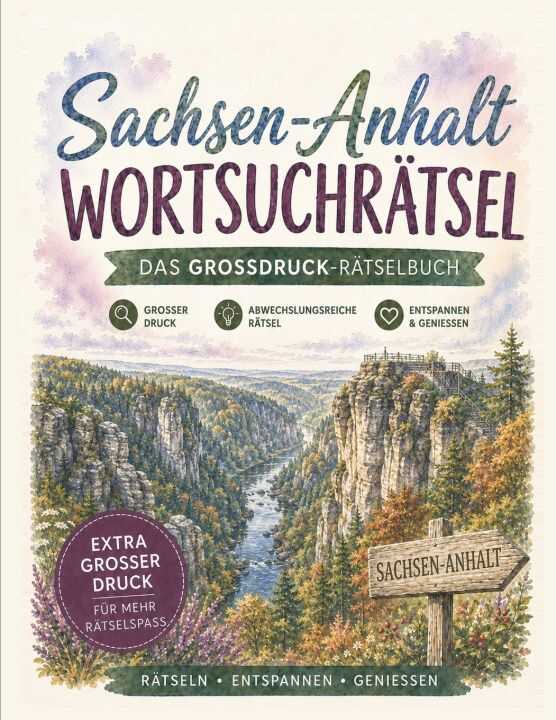 Sachsen-Anhalt Wortsuchrätsel
