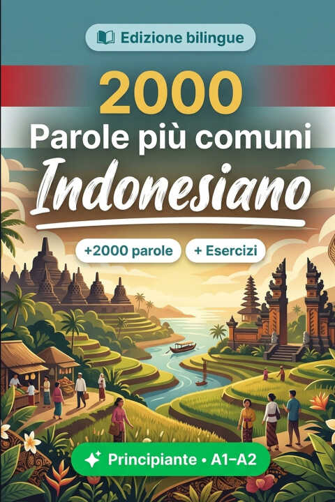 2000 Parole Più Comuni in Indonesiano per Principiante