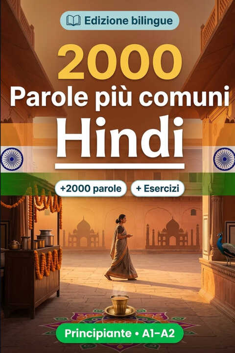 2000 Parole Più Comuni in Hindi per Principiante