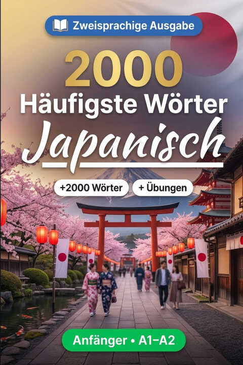 2000 Häufigste Wörter in Japanisch für Anfänger