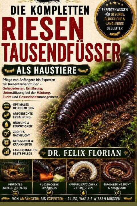 Die Kompletten Riesentausendfüsser Als Haustiere