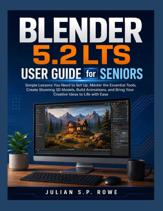 Blender 5.2 LTS User Guide for Seniors