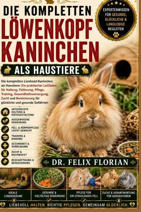 Die Kompletten Löwenkopfkaninchen Als Haustiere