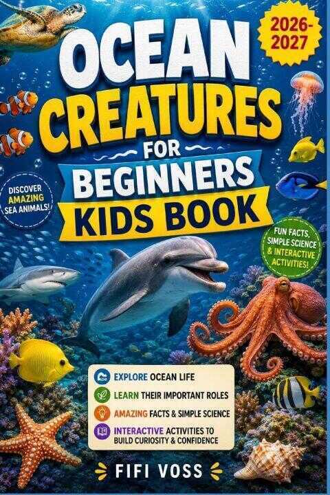 Ocean Creatures for Beginners Kids Book