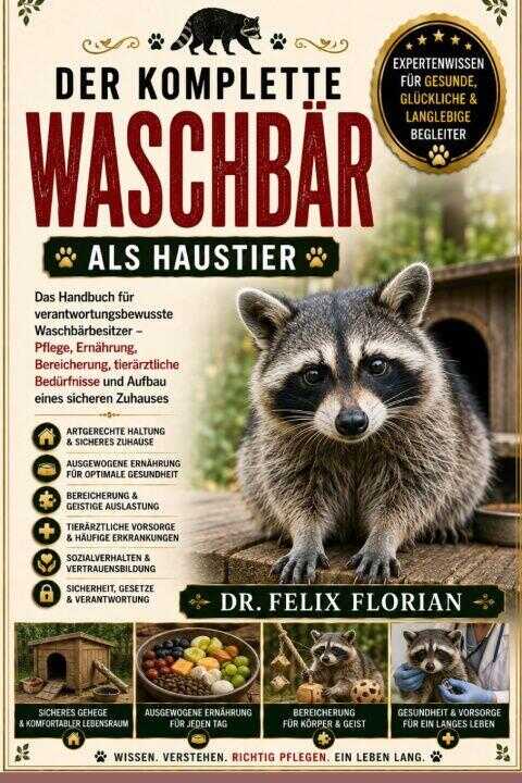 Der Komplette Waschbär Als Haustier