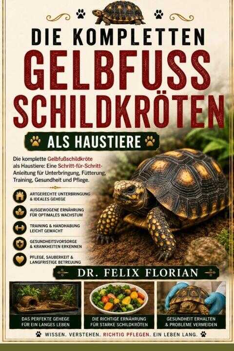 Die Kompletten Gelbfussschildkröten Als Haustiere
